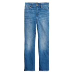 J.Crew Mid-Rise Flare Crop Jeans All Day Stretch Blue Denim CL216 Size 29